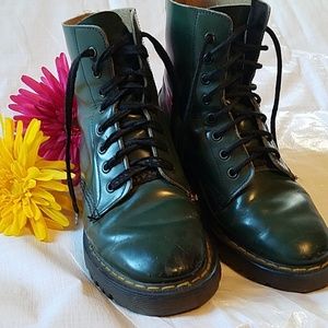 Forest Green Doc Marten Hightop Boots